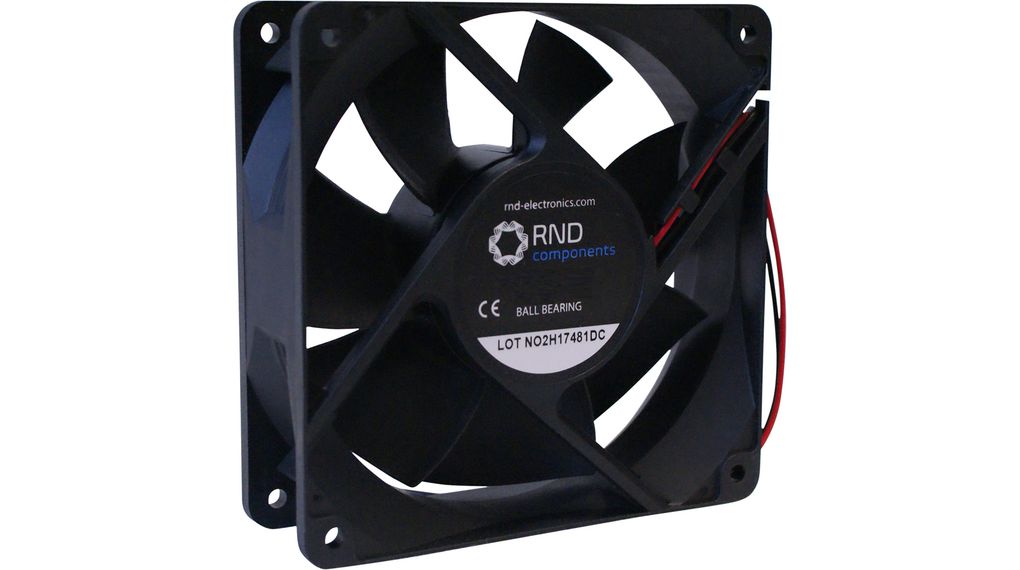 Brushless Axial Fan DC 120x120x38mm 12V 303m³/h